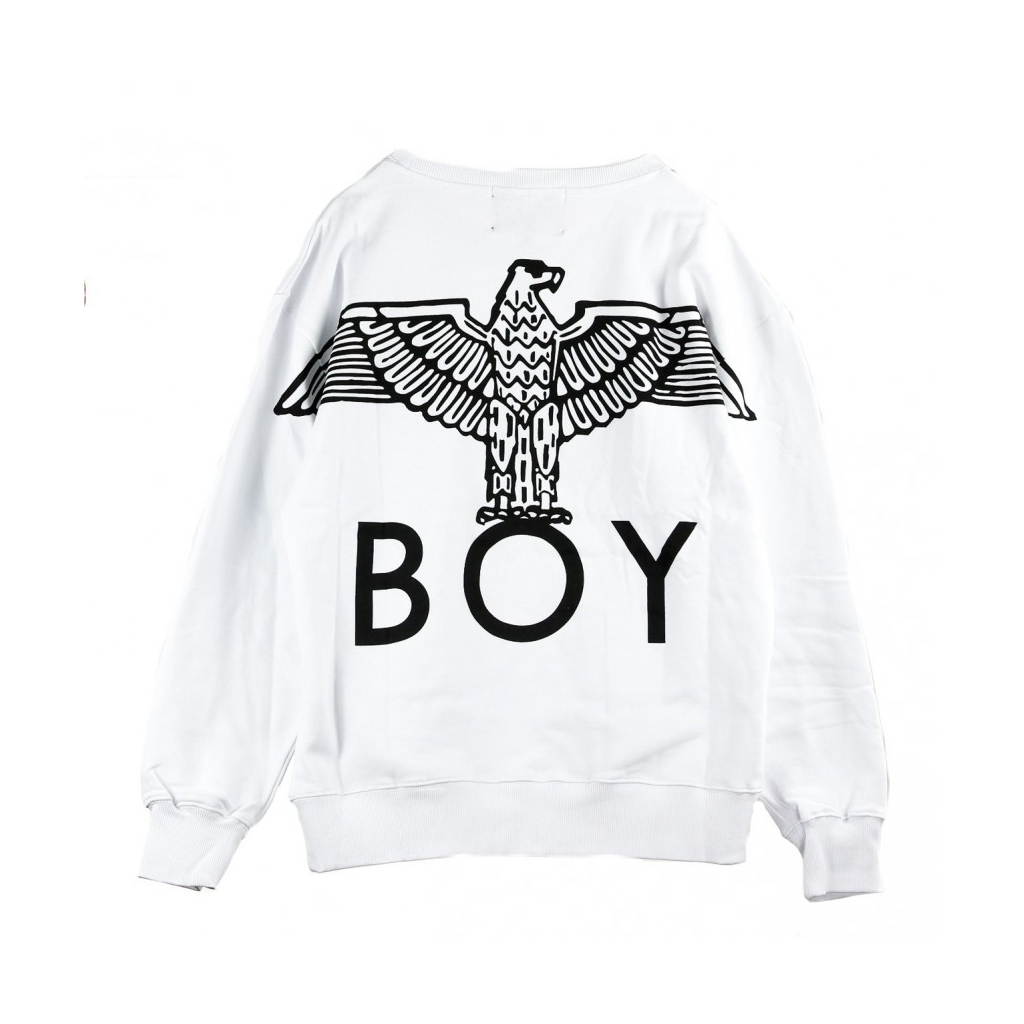 NECK SWEATSHIRT EAGLE BACKPRINT SWEAT WHITE / BLACK