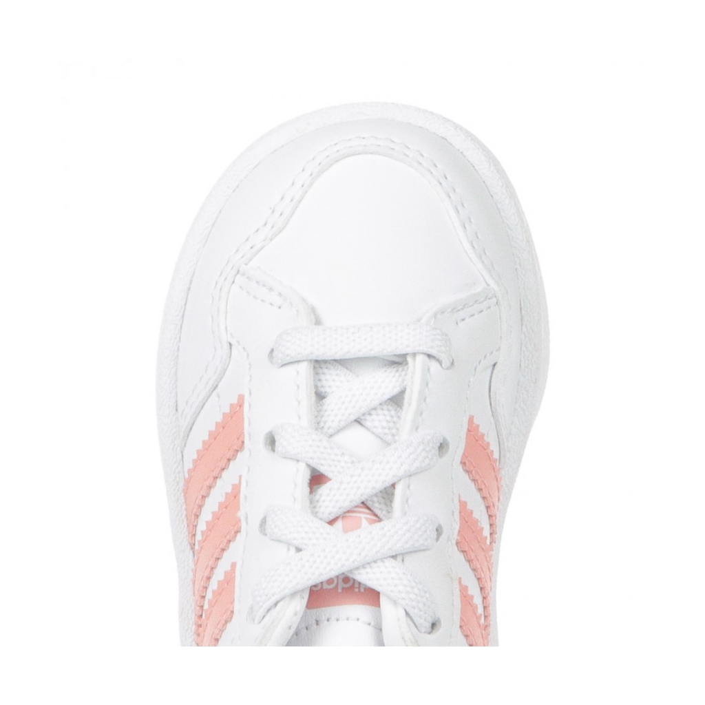 SCARPA BASSA TEAM COURT EL I CLOUD WHITE/GLORY PINK/CORE BLACK