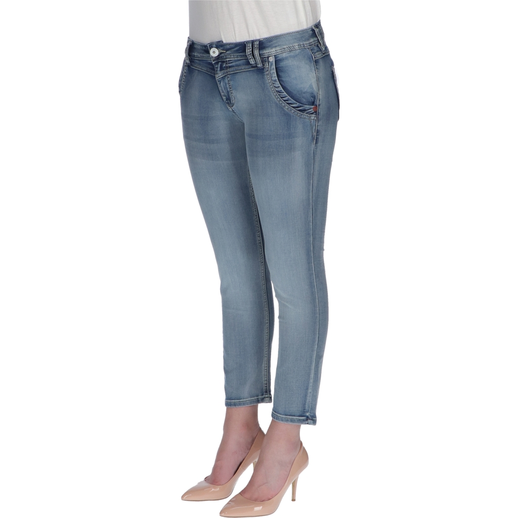 JEANS NALI W TIMEZONE aqua blue wash