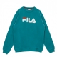 FELPA GIROCOLLO PURE CREW SWEAT LAKE BLUE