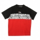 MAGLIETTA PALTI TEE BLACK/TRUE RED/BRIGHT WHITE