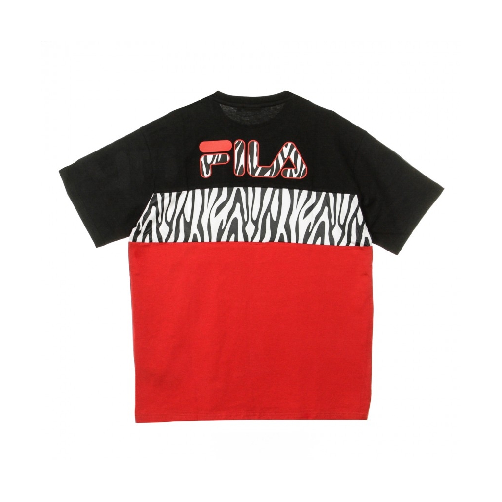 MAGLIETTA PALTI TEE BLACK/TRUE RED/BRIGHT WHITE