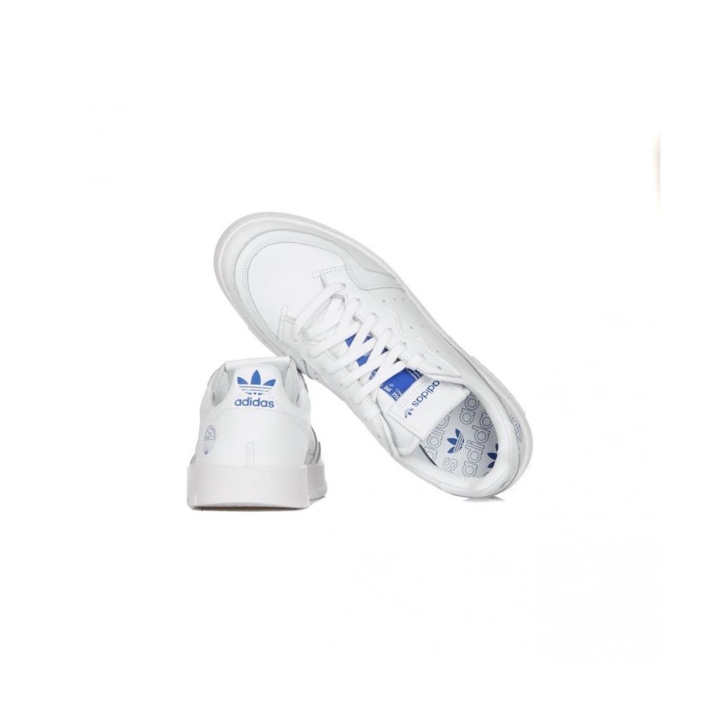 SCARPA BASSA SUPERCOURT CLOUD WHITE/CLOUD WHITE/BLUE BIRD