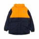 PIUMINO STRAFFEN ORANGE/NAVY