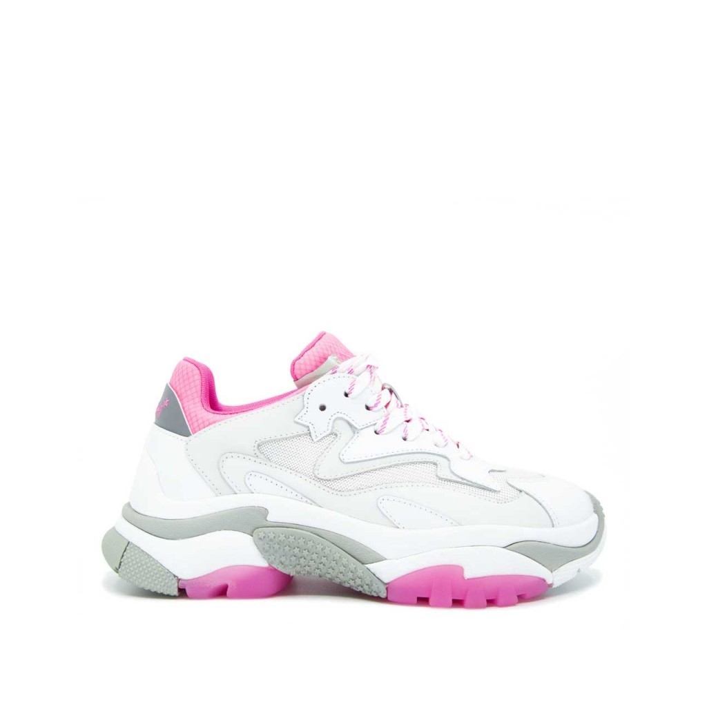 ASH - Sneakers Addict bianche e rosa fluo WHITEDEEPPIN - Scarpe |Bo |  Bowdoo.com