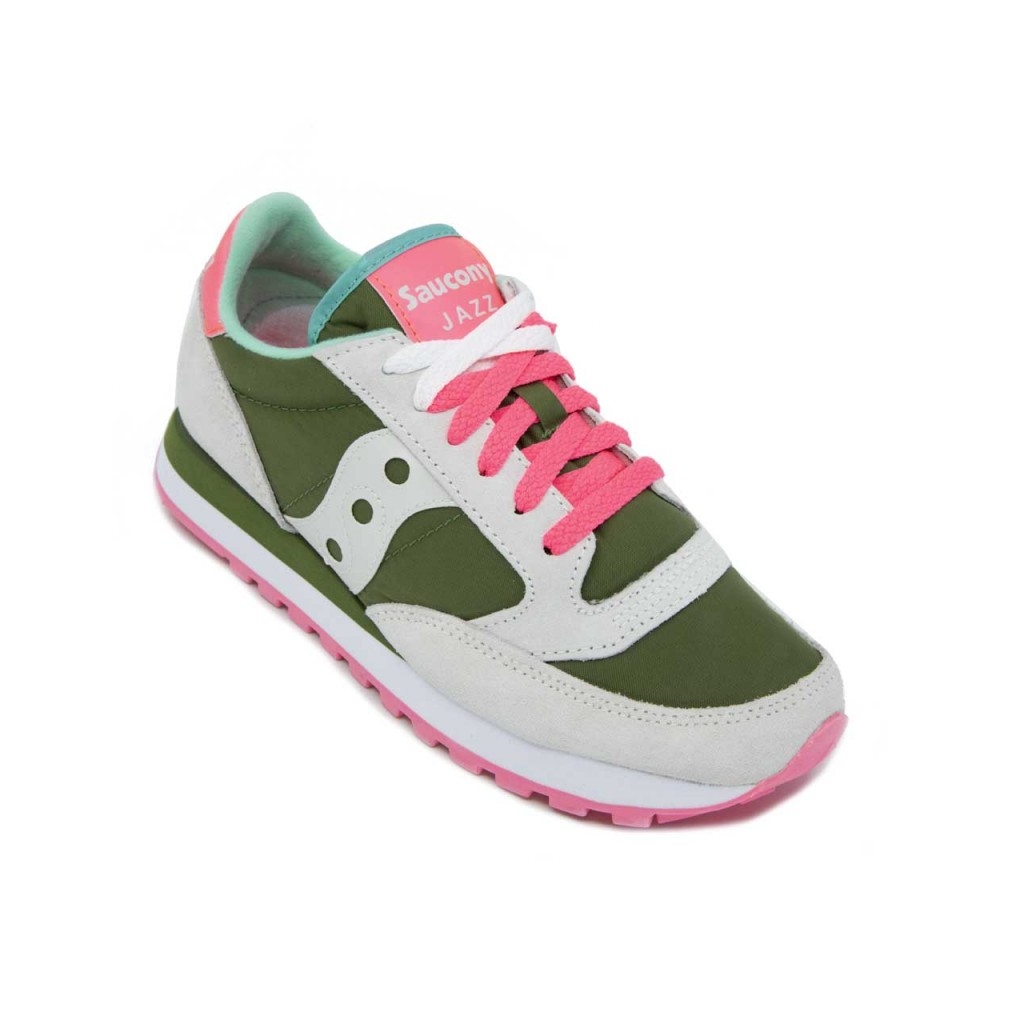 saucony rosa e verde acqua