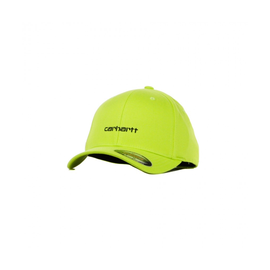 CAPPELLO VISIERA CURVA CHIUSO SCRIPT CAP LIME/BLACK