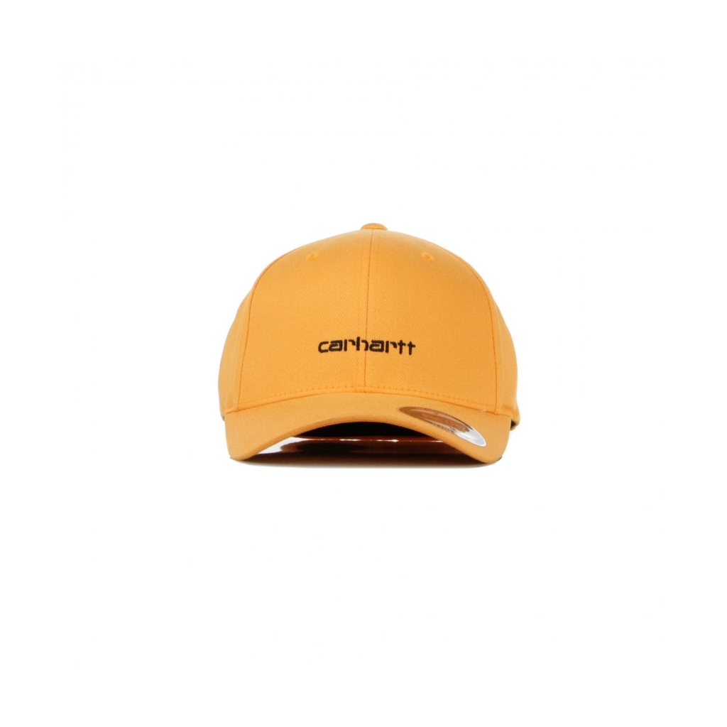 CAPPELLO VISIERA CURVA CHIUSO SCRIPT CAP POP ORANGE/BLACK