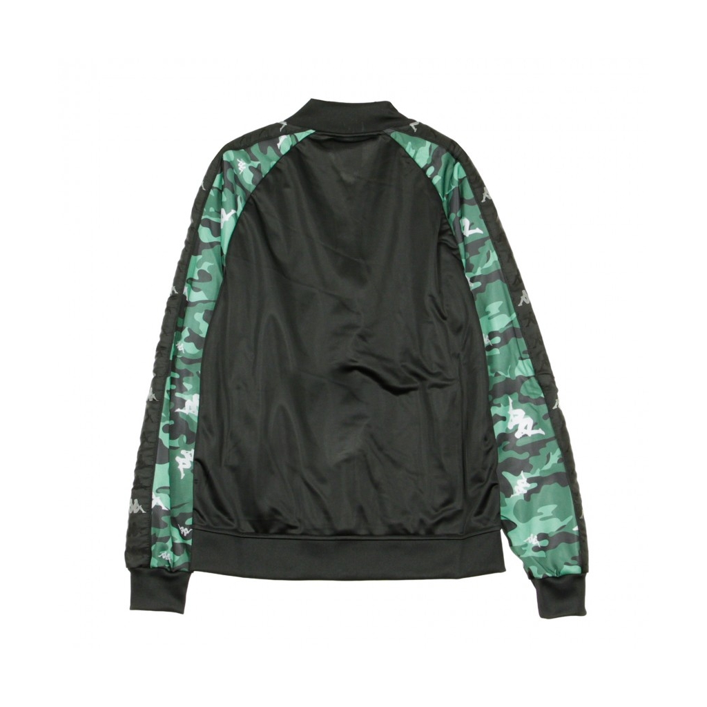 GIACCA TUTA BANDA BOMBER SLIM GRAPHIC BLACK/GREEN CAMO/SILVER