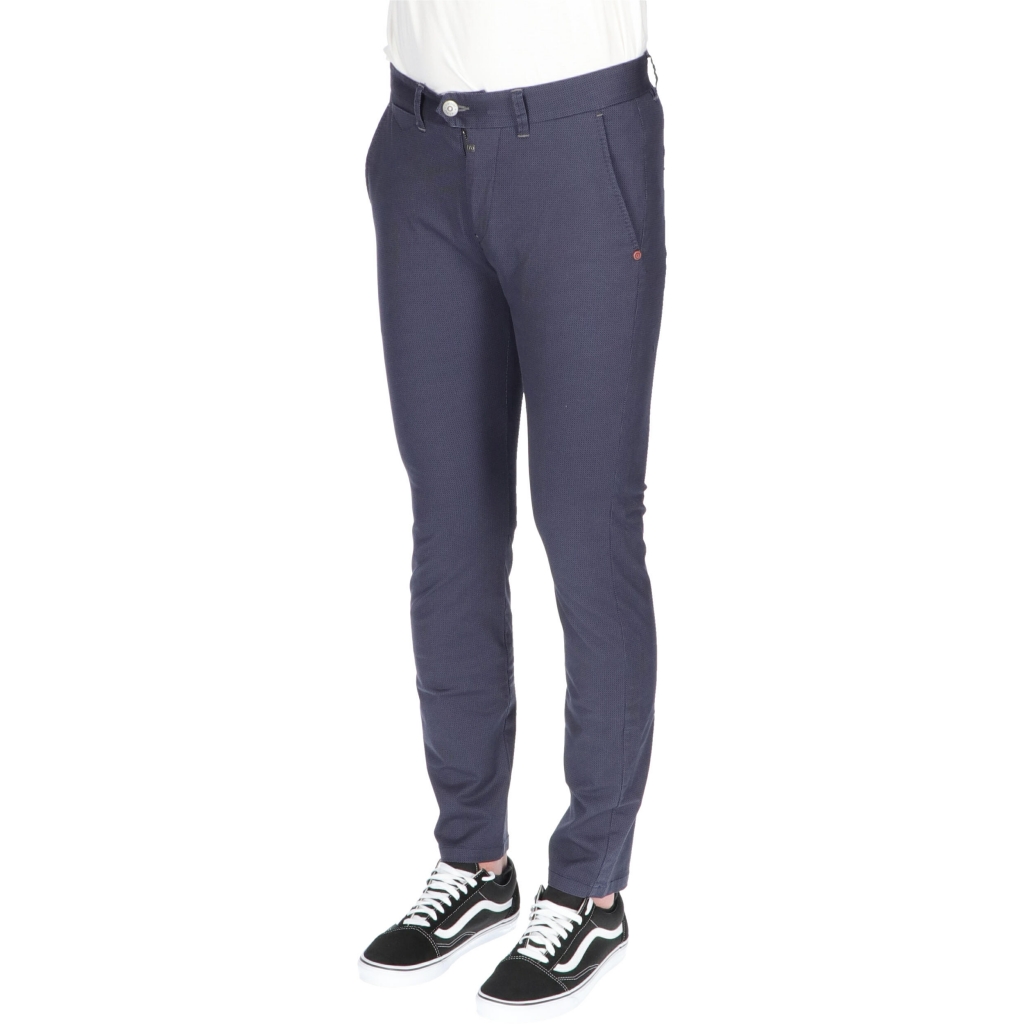 PANT JANNO TIMEZONE navy micro point