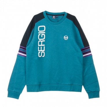 FELPA GIROCOLLO DANIEL SWEATER OCEAN DEPTH WHITE