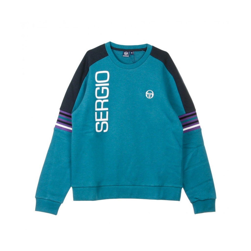 FELPA GIROCOLLO DANIEL SWEATER OCEAN DEPTH WHITE