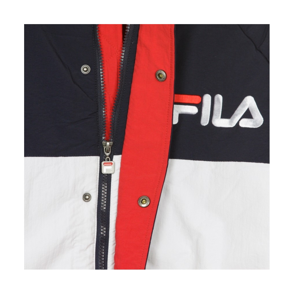 PIUMINO NIKOLLA PADDED BLACK IRIS/TRUE RED/BRIGHT WHITE