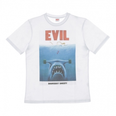 MAGLIETTA EVIL JAWS WHITE