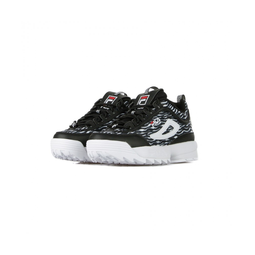 SCARPA BASSA DISRUPTOR ANIMAL WMN ZEBRA BLACK