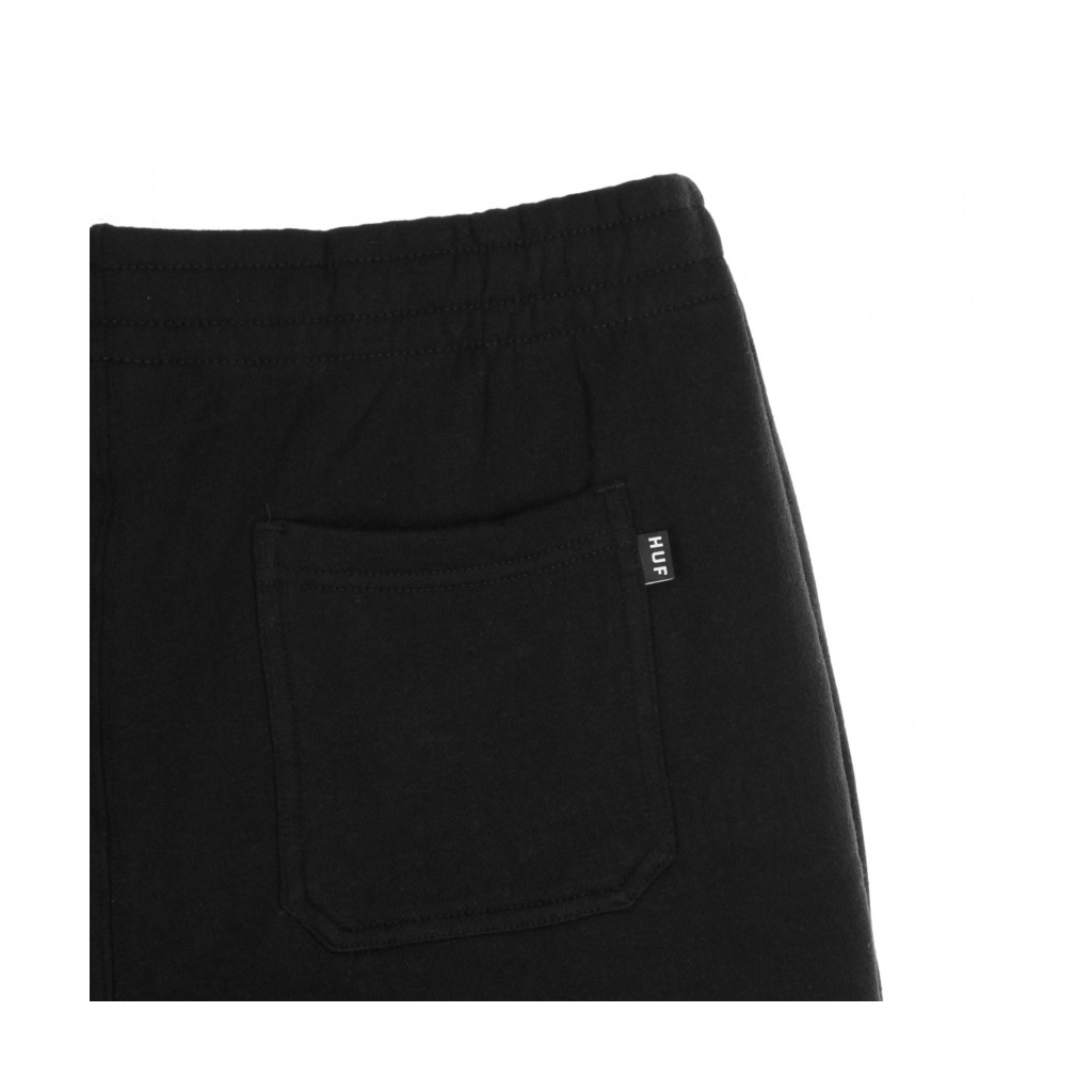 PANTALONE TUTA FELPATO ESSENTIALS FLEECE PANT BLACK