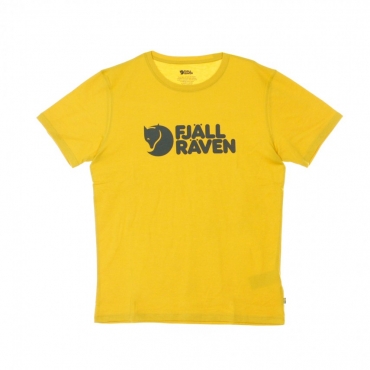 MAGLIETTA FJALLRAVEN LOGO T-SHIRT OCHRE