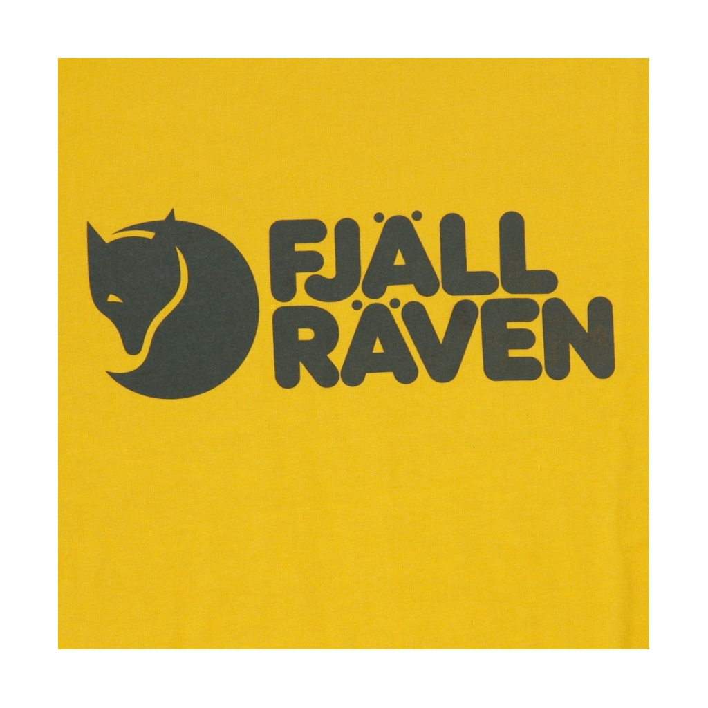 MAGLIETTA FJALLRAVEN LOGO T-SHIRT OCHRE