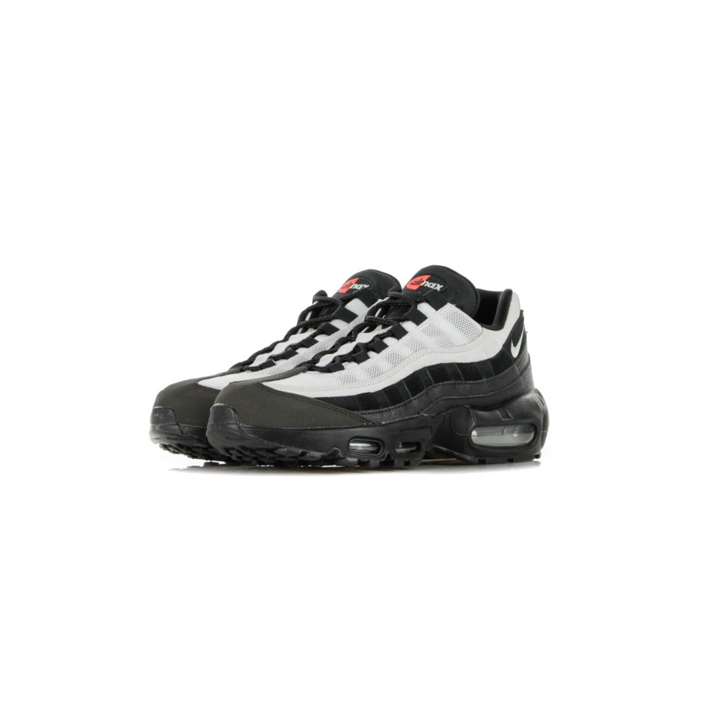 SCARPA BASSA AIR MAX 95 ESSENTIAL BLACK/ELECTRIC GREEN/PLATINUM TINT