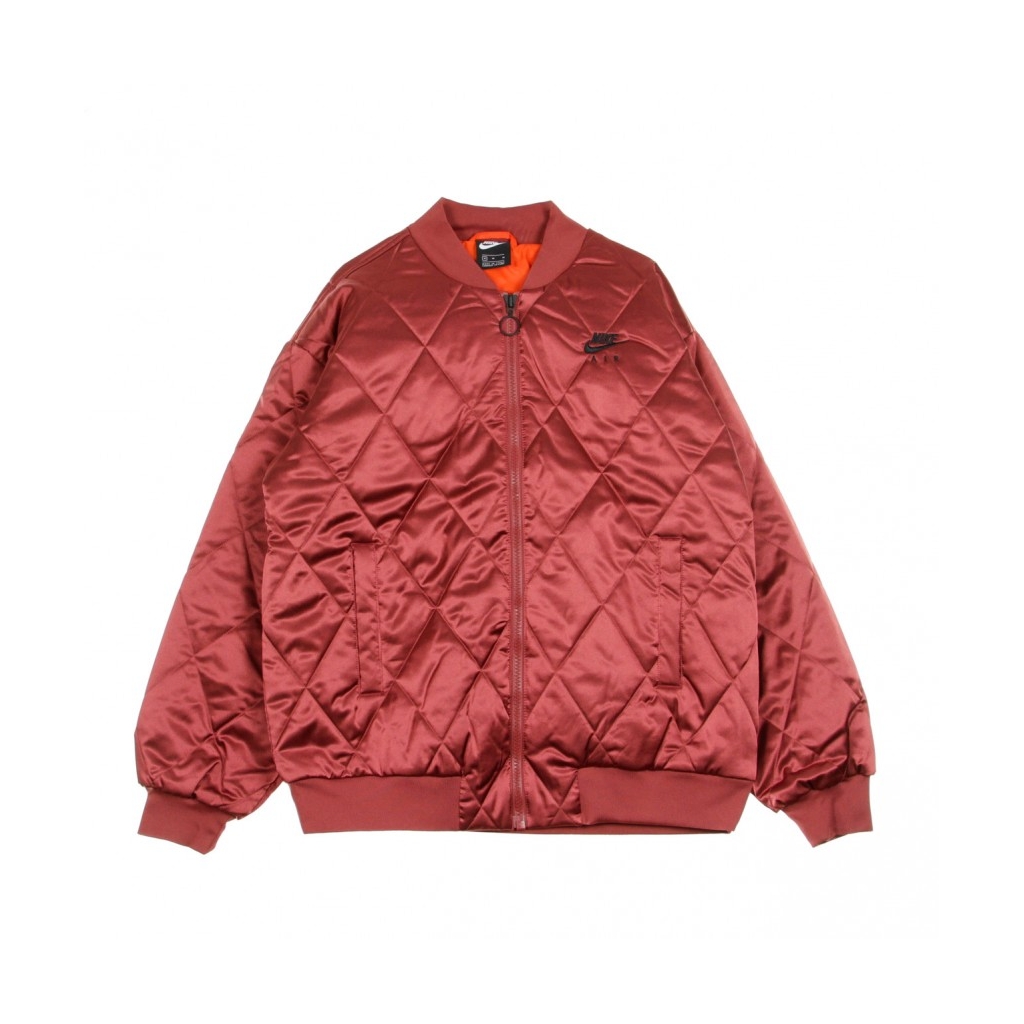 GIUBBOTTO BOMBER W AIR SYNTHETIC FILL JACKET SATIN CEDAR/TEAM ORANGE/BLACK