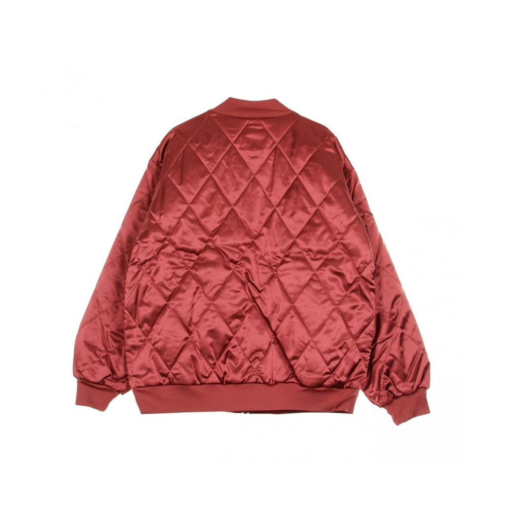 GIUBBOTTO BOMBER W AIR SYNTHETIC FILL JACKET SATIN CEDAR/TEAM ORANGE/BLACK