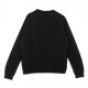 FELPA LEGGERA GIROCOLLO ESSENTIAL CREW HBR BLACK/WHITE