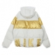 PIUMINO DOWN-FILL JACKET PURE PLATINUM/METALLIC GOLD