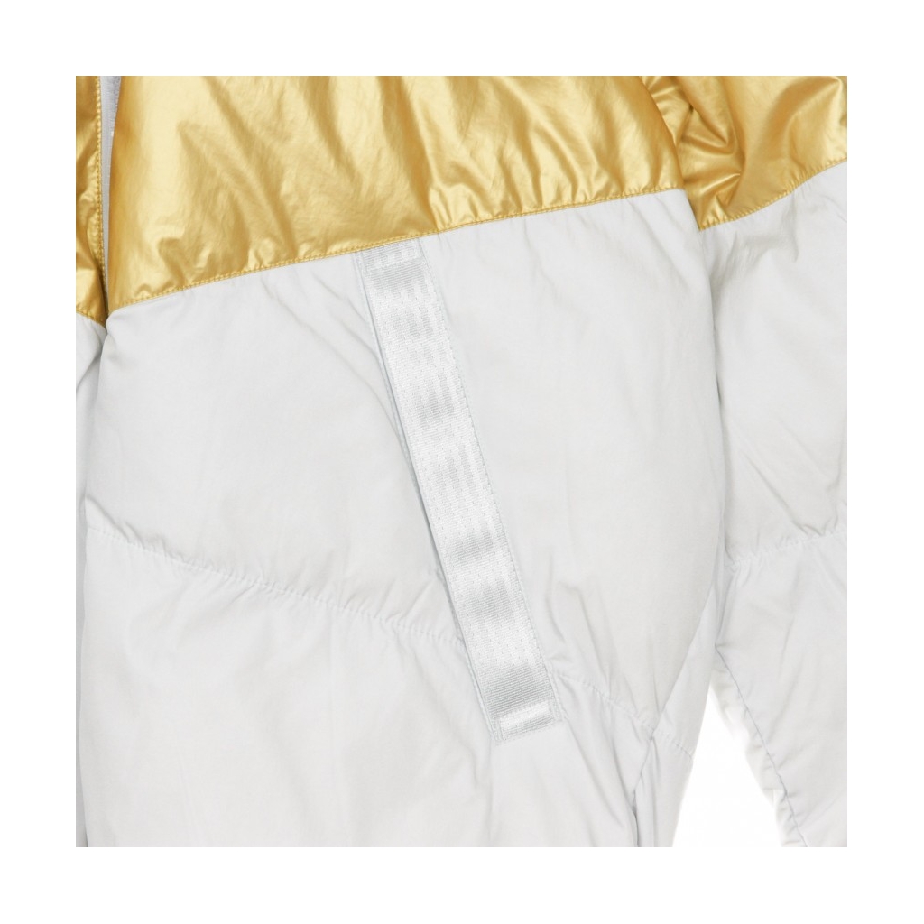 PIUMINO DOWN-FILL JACKET PURE PLATINUM/METALLIC GOLD