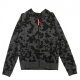 FELPA CAPPUCCIO ZIP LEBRON HOODIE ANTHRACITE/TEAM ORANGE