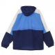 GIACCA A VENTO HOODIE JACKET MIDNIGHT NAVY/PACIFIC BLUE/WHITE