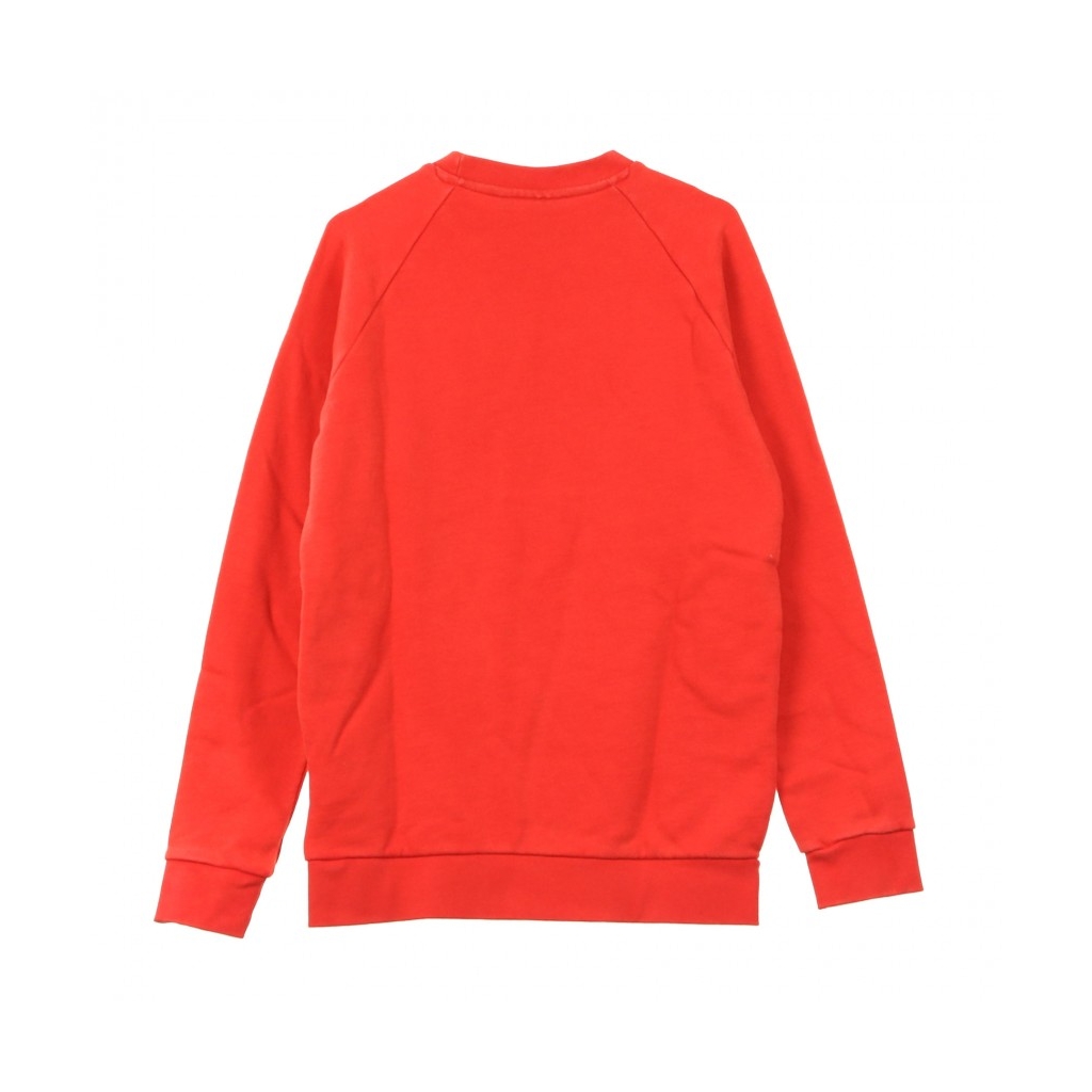 CREW NECK SWEATSHIRT TREFOIL CREW COLLEGIATE RED