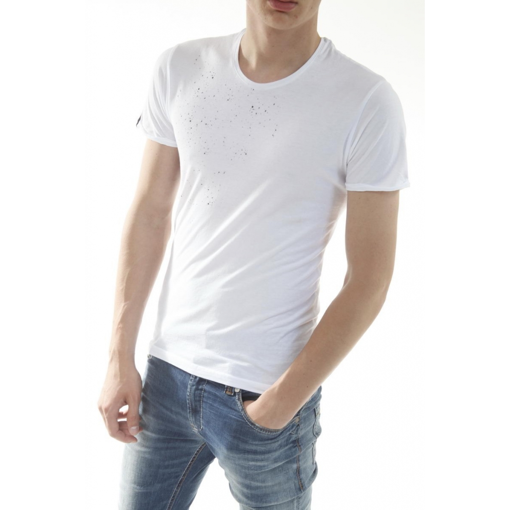 T-SHIRT MAGLIA PEINTRE BIANCO