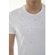 T-SHIRT MAGLIA PEINTRE BIANCO