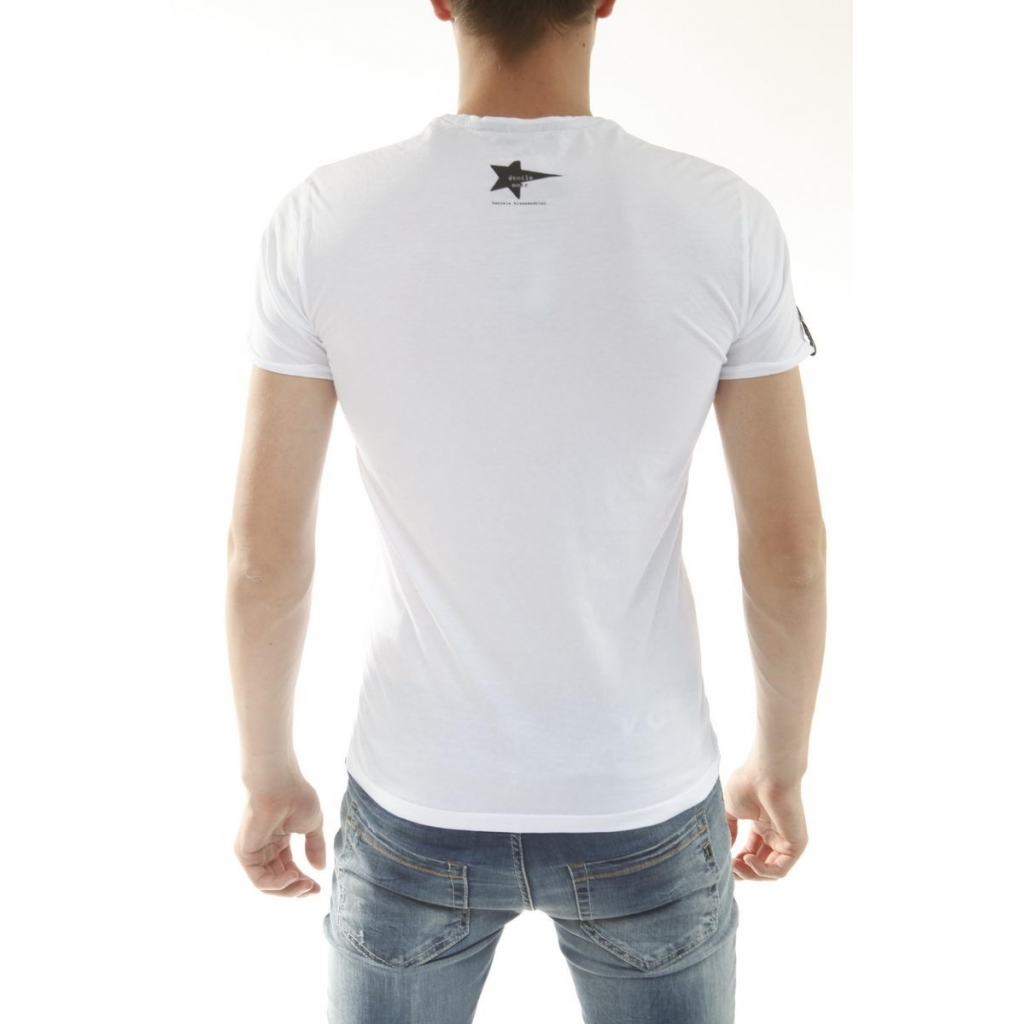 T-SHIRT MAGLIA PEINTRE BIANCO