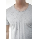 T-SHIRT MAGLIA PEINTRE GRIGIO