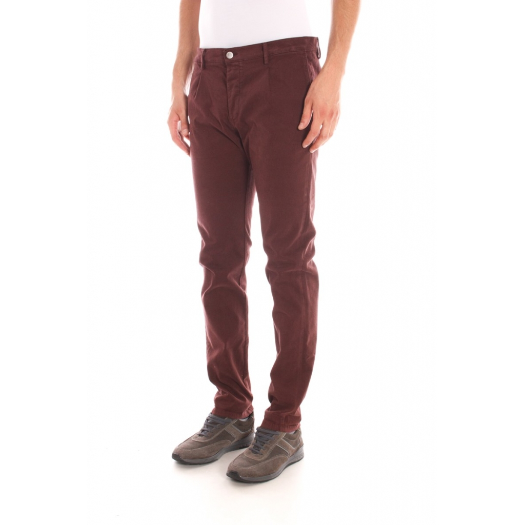 PANTALONI BORDEAUX