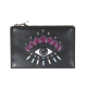 BUSTINA A5 EYE CLUTCH NERO