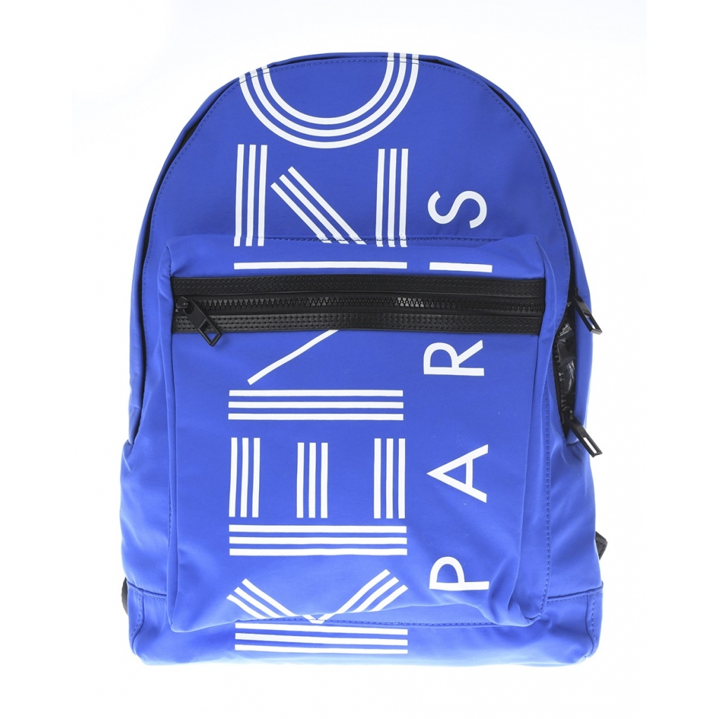 ZAINO LARGE KENZO LOGO BACKPACK BLU