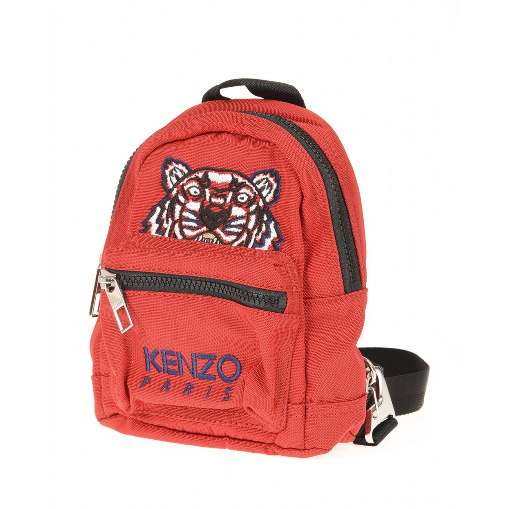 ZAINO MINI TIGER CANVAS BACKPACK ROSSO