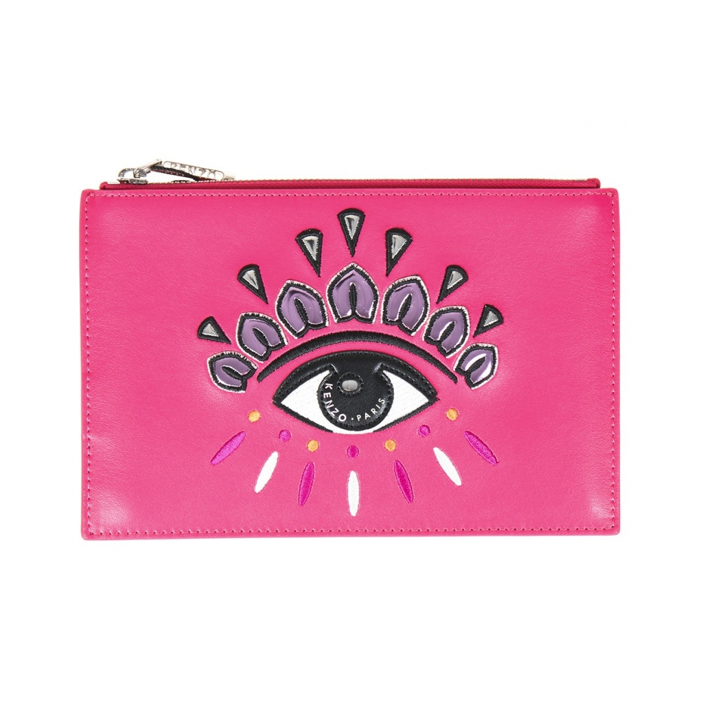 BUSTINA A5 EYE CLUTCH ROSA