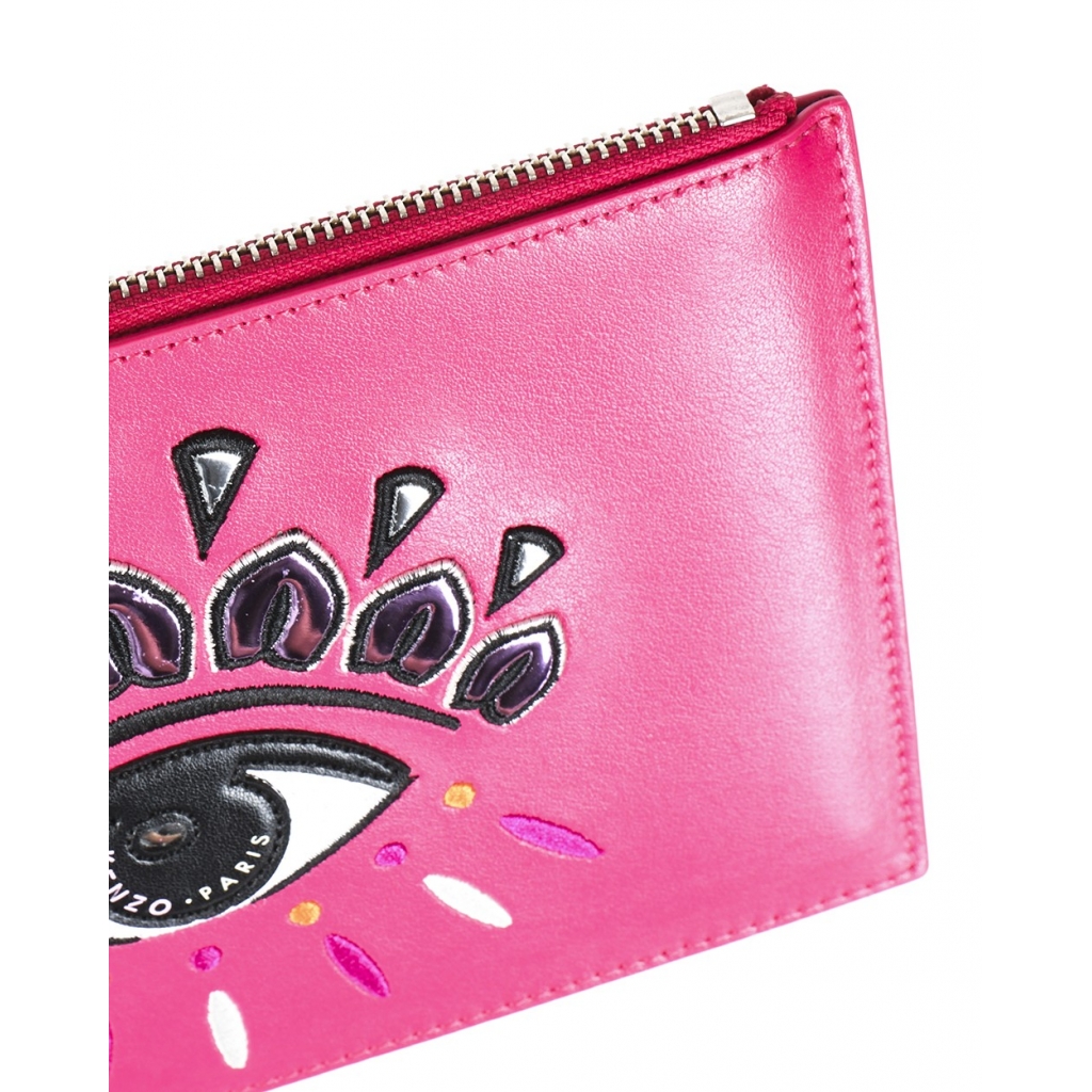 BUSTINA A5 EYE CLUTCH ROSA