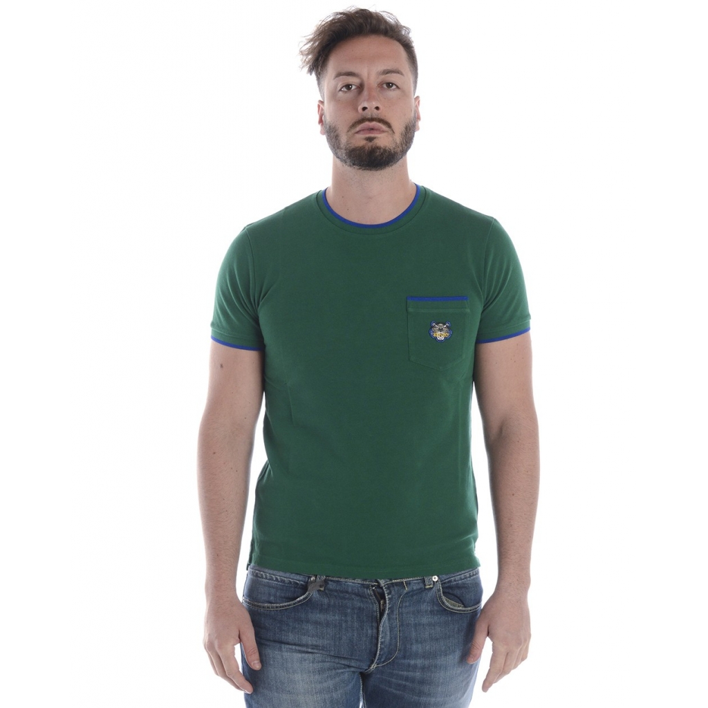 T-SHIRT TIGER POCKET T SHIRT VERDE