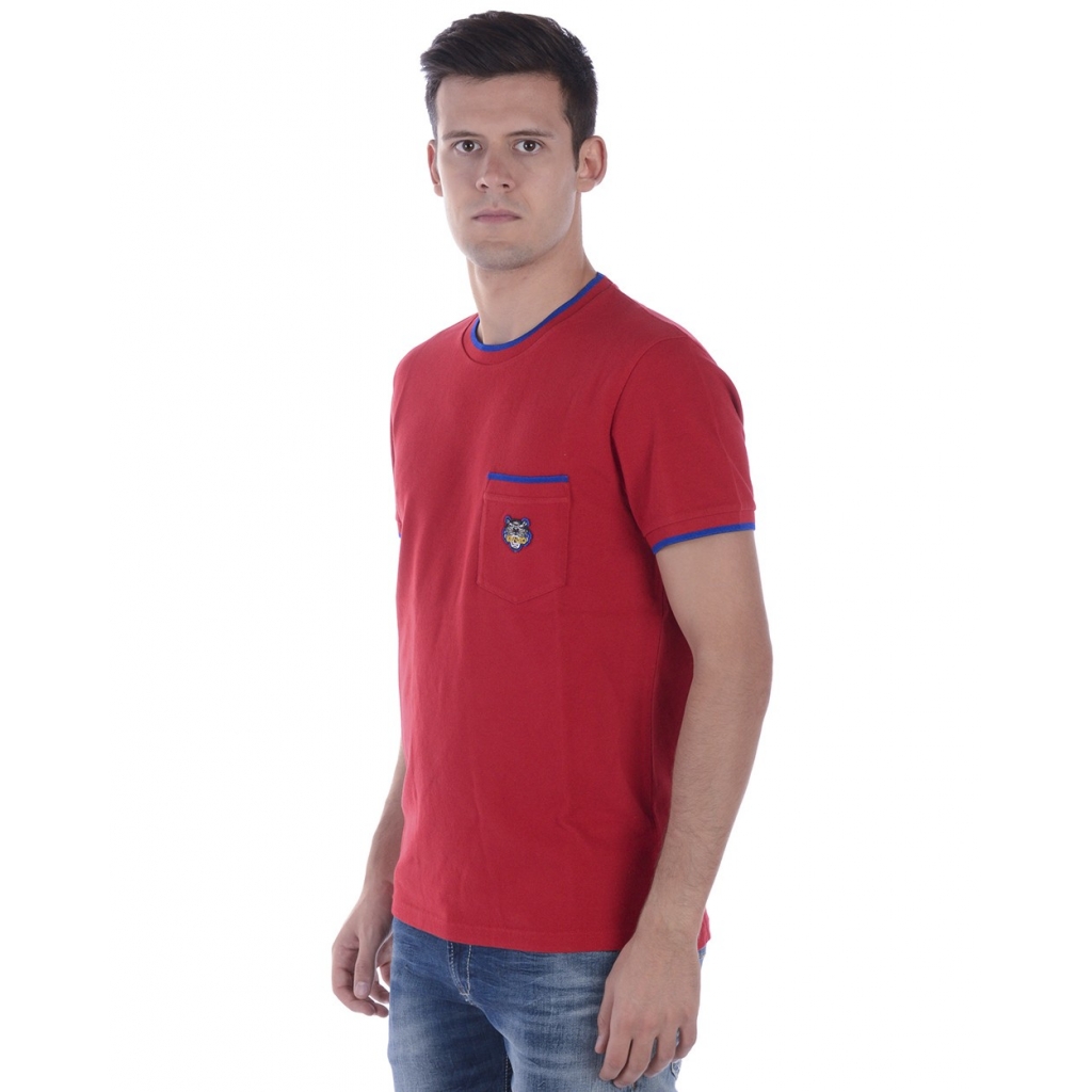 T-SHIRT TIGER POCKET T SHIRT ROSSO