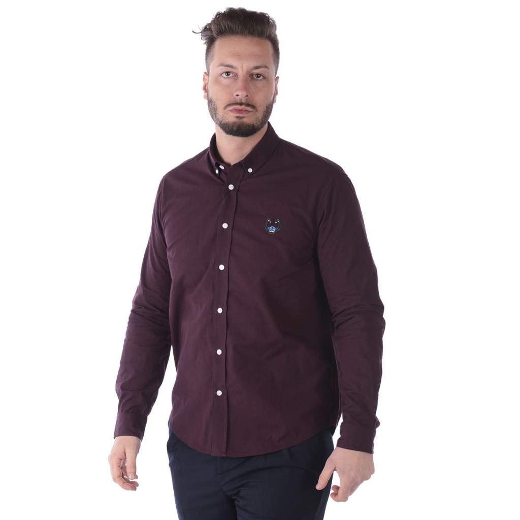 CAMICIA TIGER SHIRT BORDEAUX