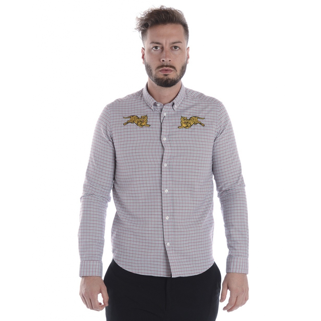 CAMICIA JUMPING TIGER CHECK SHIRT MULTICOLORE