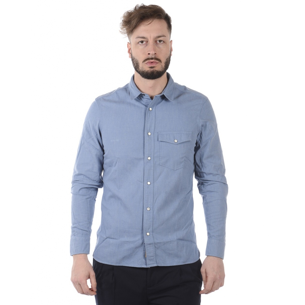 CAMICIA BOXSTONE AZZURRO