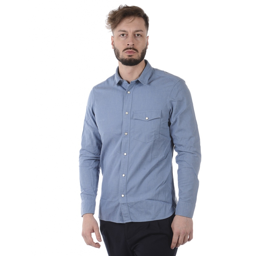 CAMICIA BOXSTONE AZZURRO