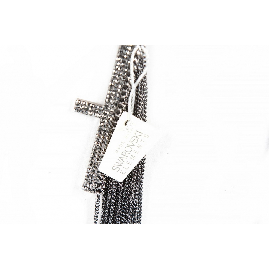 ORECCHINI ORECCHINO CROSS RAIN ARGENTO