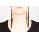 ORECCHINI ORECCHINO CROSS RAIN ARGENTO
