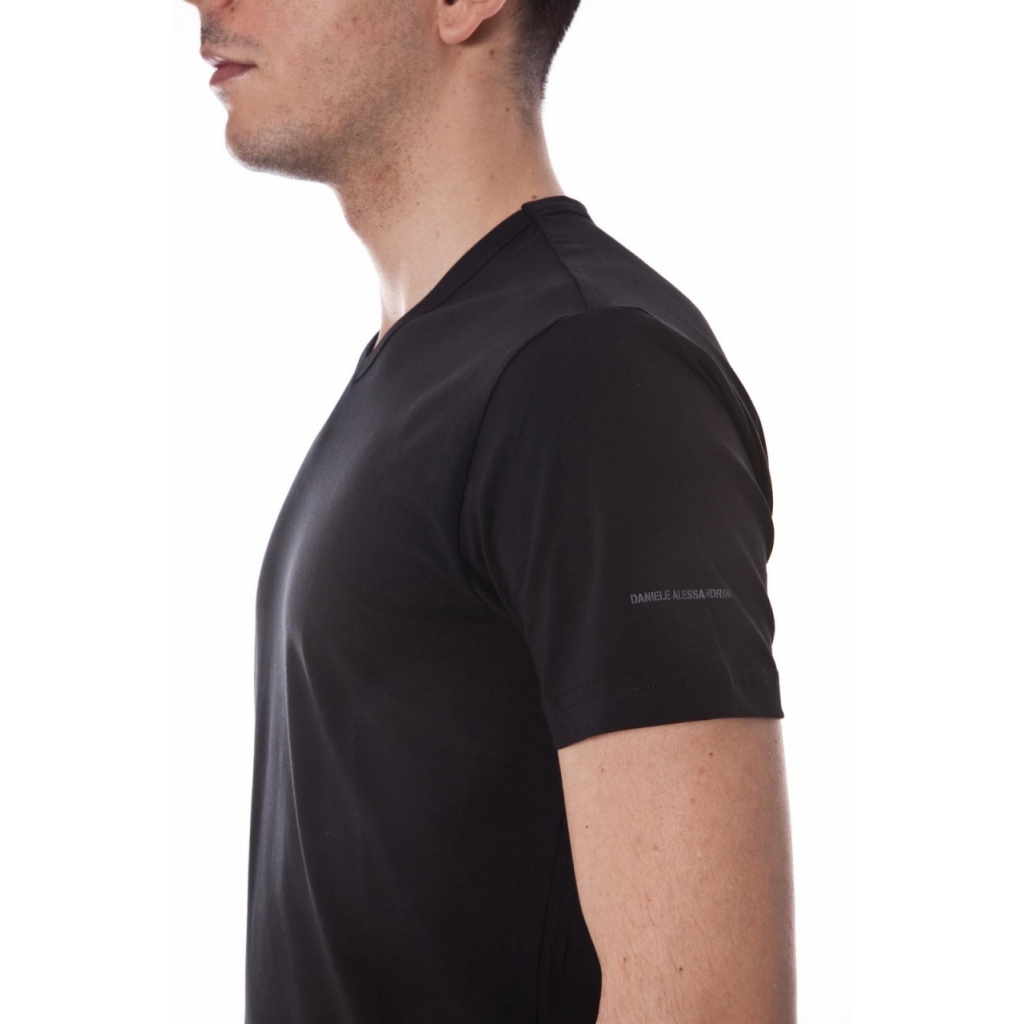 T-SHIRT MAGLIA FILE NERO